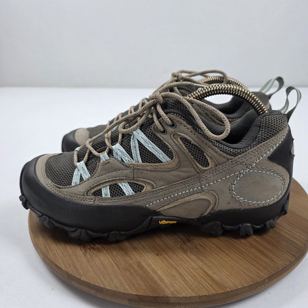 Patagonia Llama Shoes Womens Size 10 Brown Suede Trail Hiking Vibram Sneakers